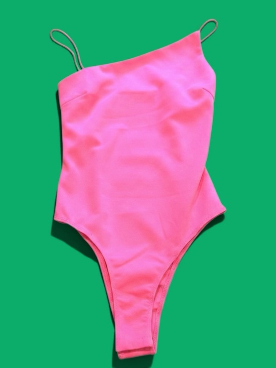 Princess Polly Tops - Princess Polly Neon Pink Bodysuit Size 2